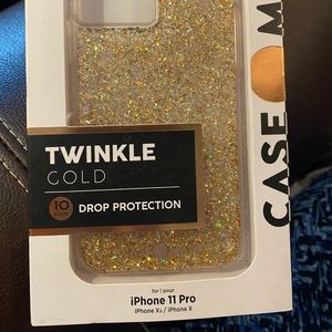 Case Mate, twinkle gold 10 foot Drop protection.